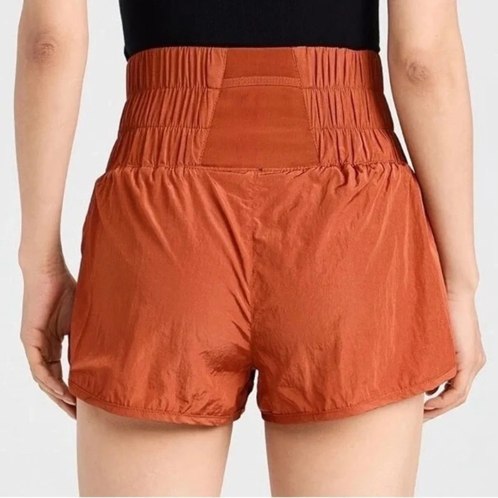 Free People FP Movement The Way Home Shorts XS Burnt Orange Running Athleisure